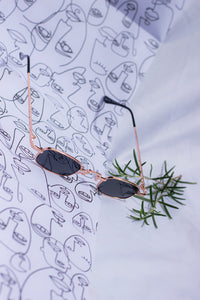 Mini Rectangle Retro Sunglasses - Sugar + Style