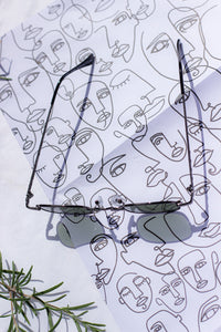 Mini Rectangle Retro Sunglasses - Sugar + Style