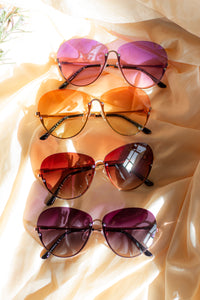 Rimless Gradient Lens Sunglasses - Sugar + Style