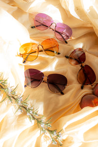 Rimless Gradient Lens Sunglasses - Sugar + Style