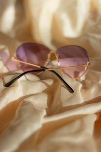 Rimless Gradient Lens Sunglasses - Sugar + Style