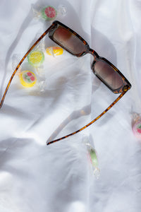 Wide Rectangle Keyhole Sunglasses - Sugar + Style