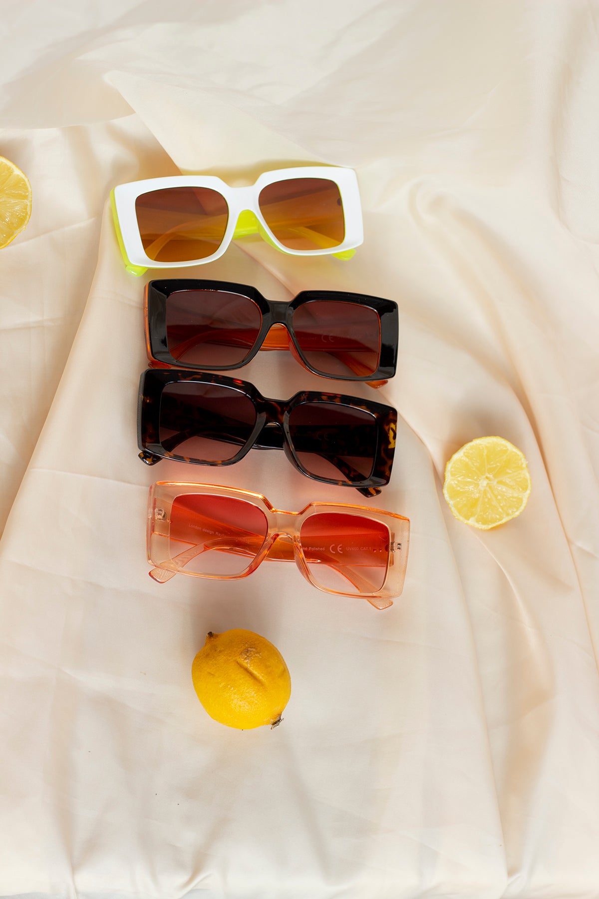 Chunky Bevelled Rectangle Sunglasses - Sugar + Style