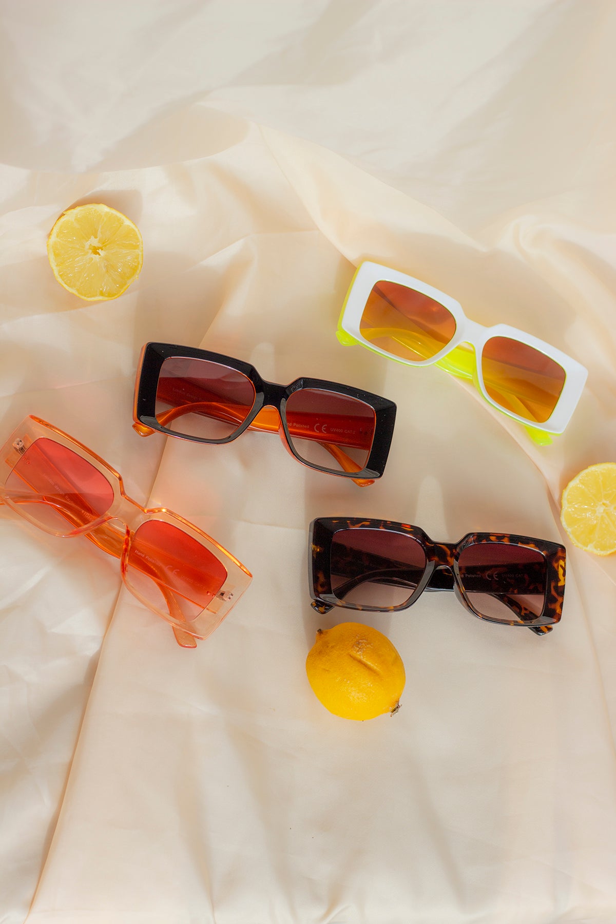 Chunky Bevelled Rectangle Sunglasses - Sugar + Style