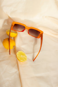 Chunky Bevelled Rectangle Sunglasses - Sugar + Style