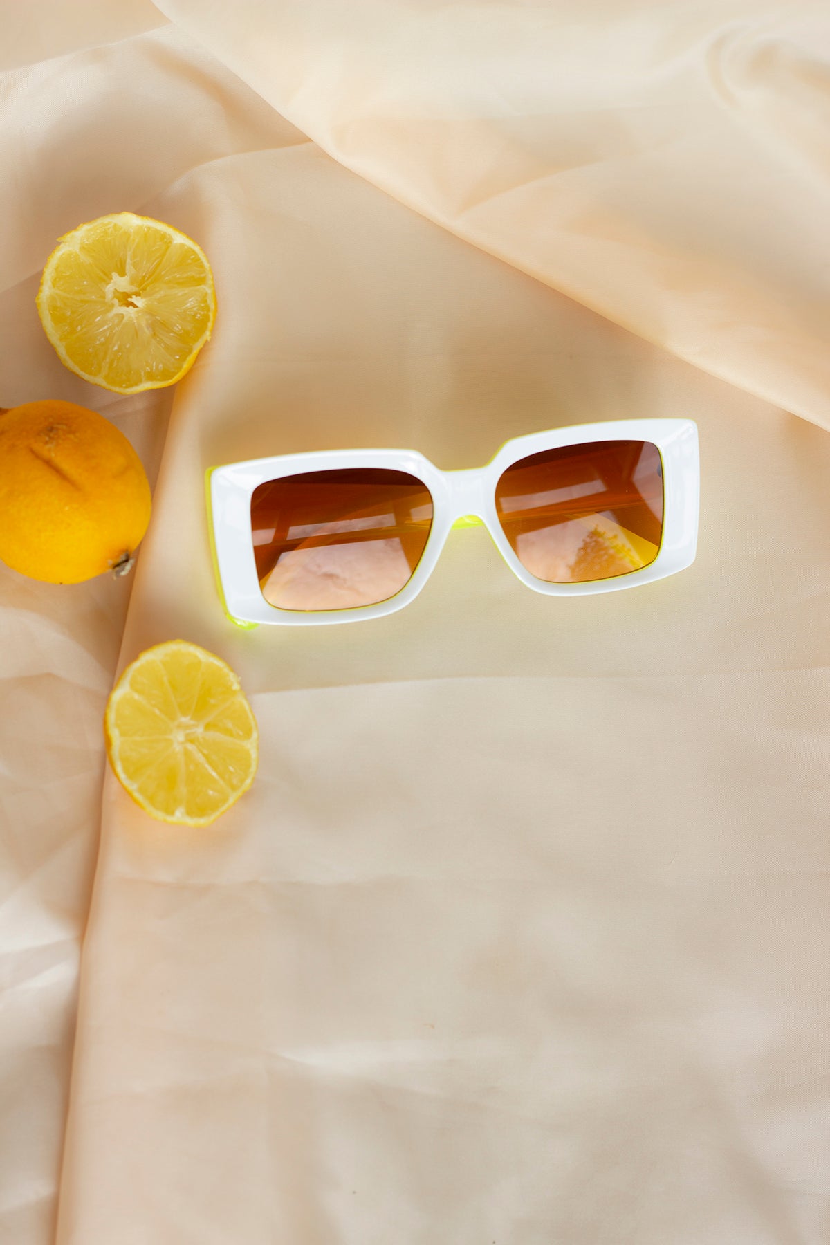 Chunky Bevelled Rectangle Sunglasses - Sugar + Style