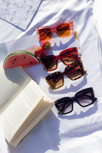 Thick Flick Square Sunglasses - Sugar + Style