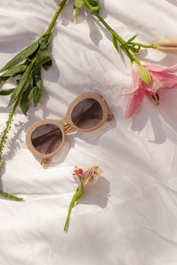 Weighted Oversize Chunky Circle Sunglasses - Sugar + Style