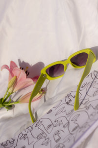 Rounded Rectangle 90s Look Sunglasses - Sugar + Style