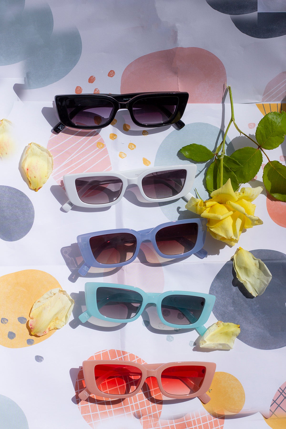 Rectangle Bar Side Detail Sunglasses - Sugar + Style