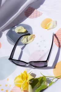 Rectangle Bar Side Detail Sunglasses - Sugar + Style
