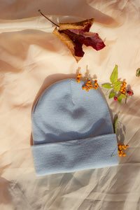 Baby Blue Beanie Hat - Sugar + Style
