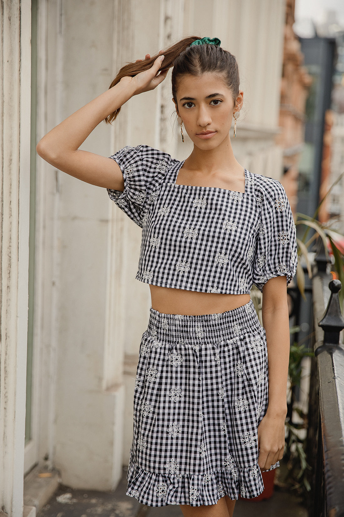 Tweed Scrunchie - Sugar + Style
