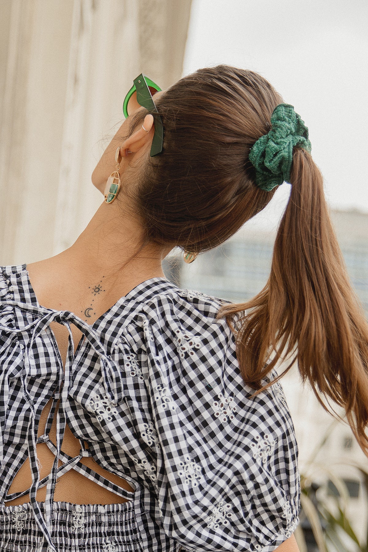 Tweed Scrunchie - Sugar + Style