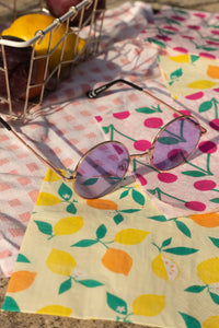 Tint Round Frame Sunglasses - Sugar + Style
