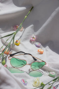 Tint Heart Frame Sunglasses - Sugar + Style