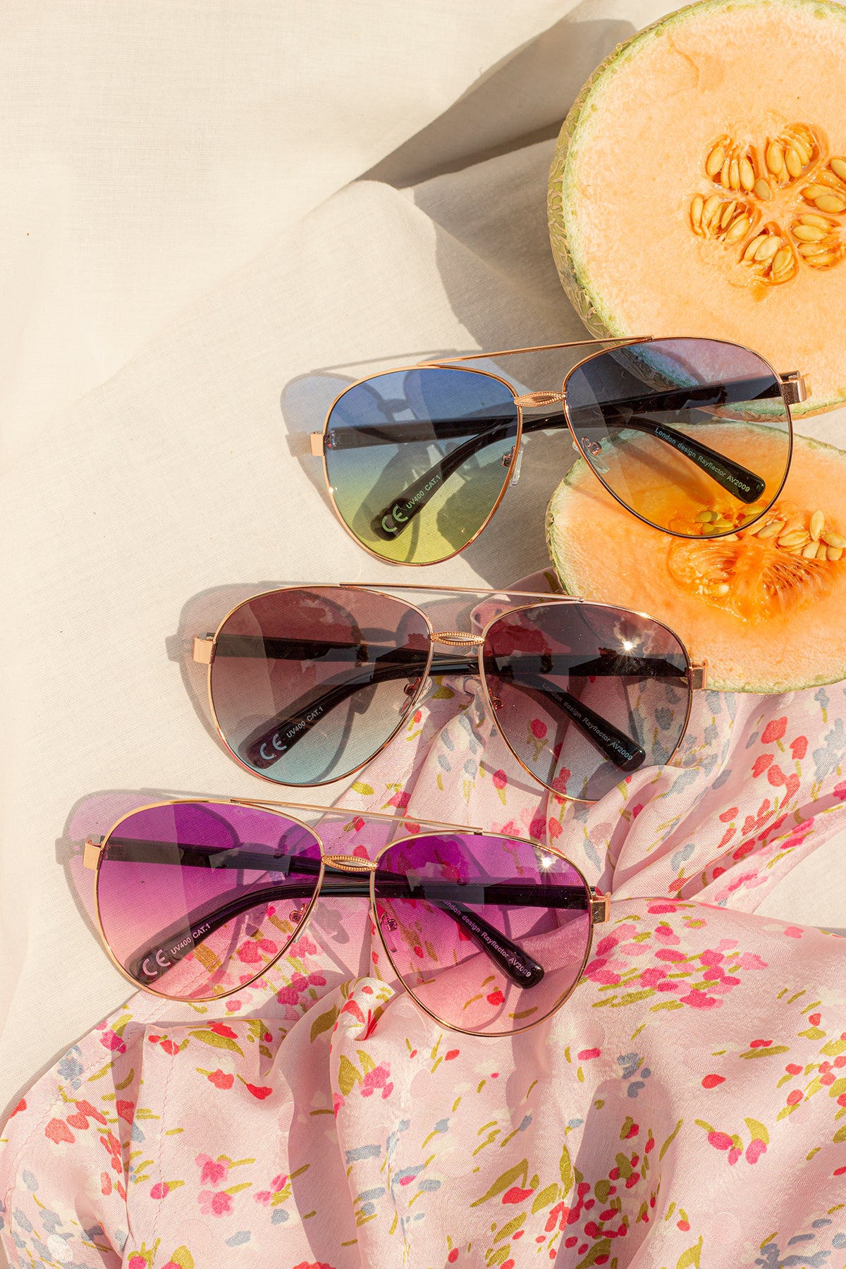 Rose tinted sunglasses outlet womens