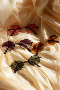 Deep Metal Frame Sunglasses - Sugar + Style