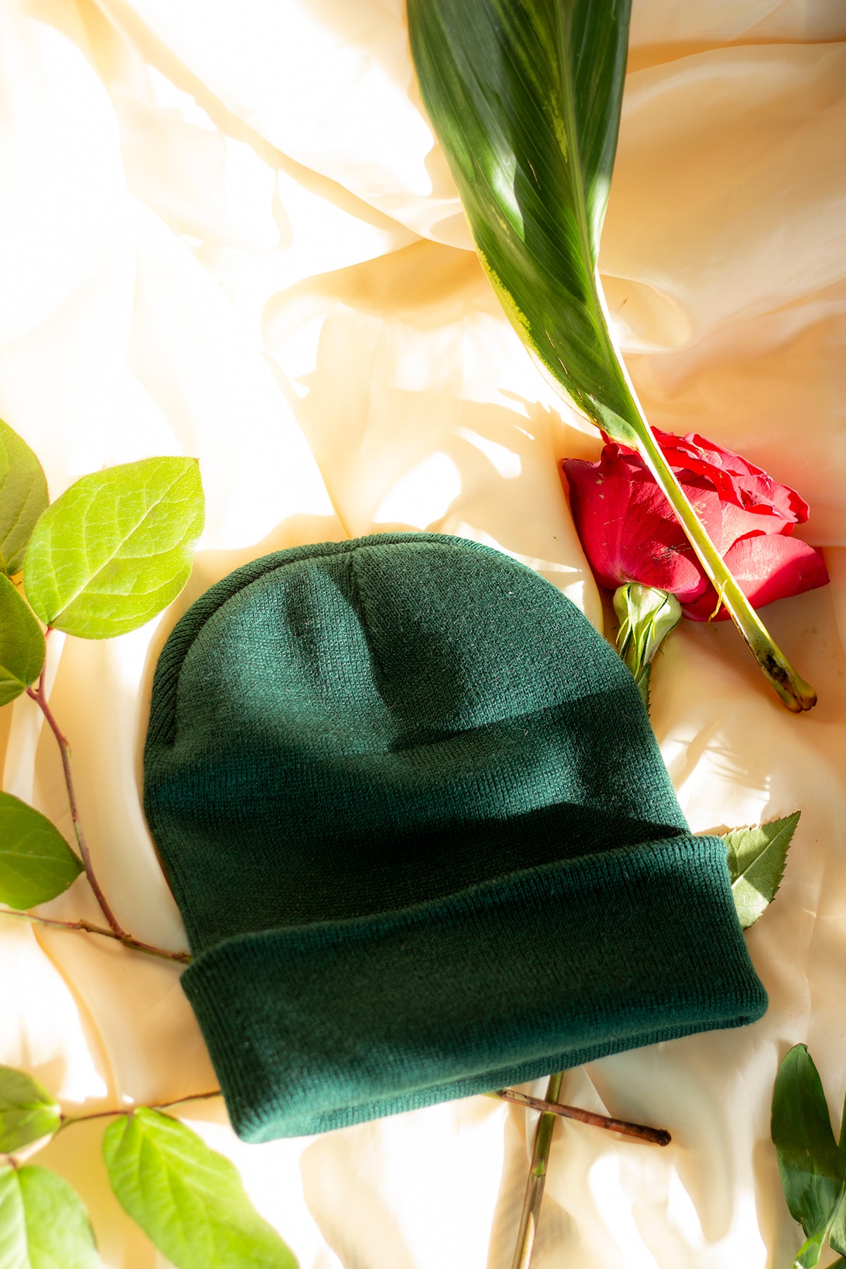 Fir Green Beanie Hat - Sugar + Style