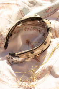 Polka Dot Netted Headband - Sugar + Style
