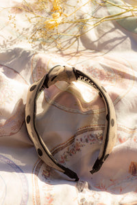 Polka Dot Netted Headband - Sugar + Style