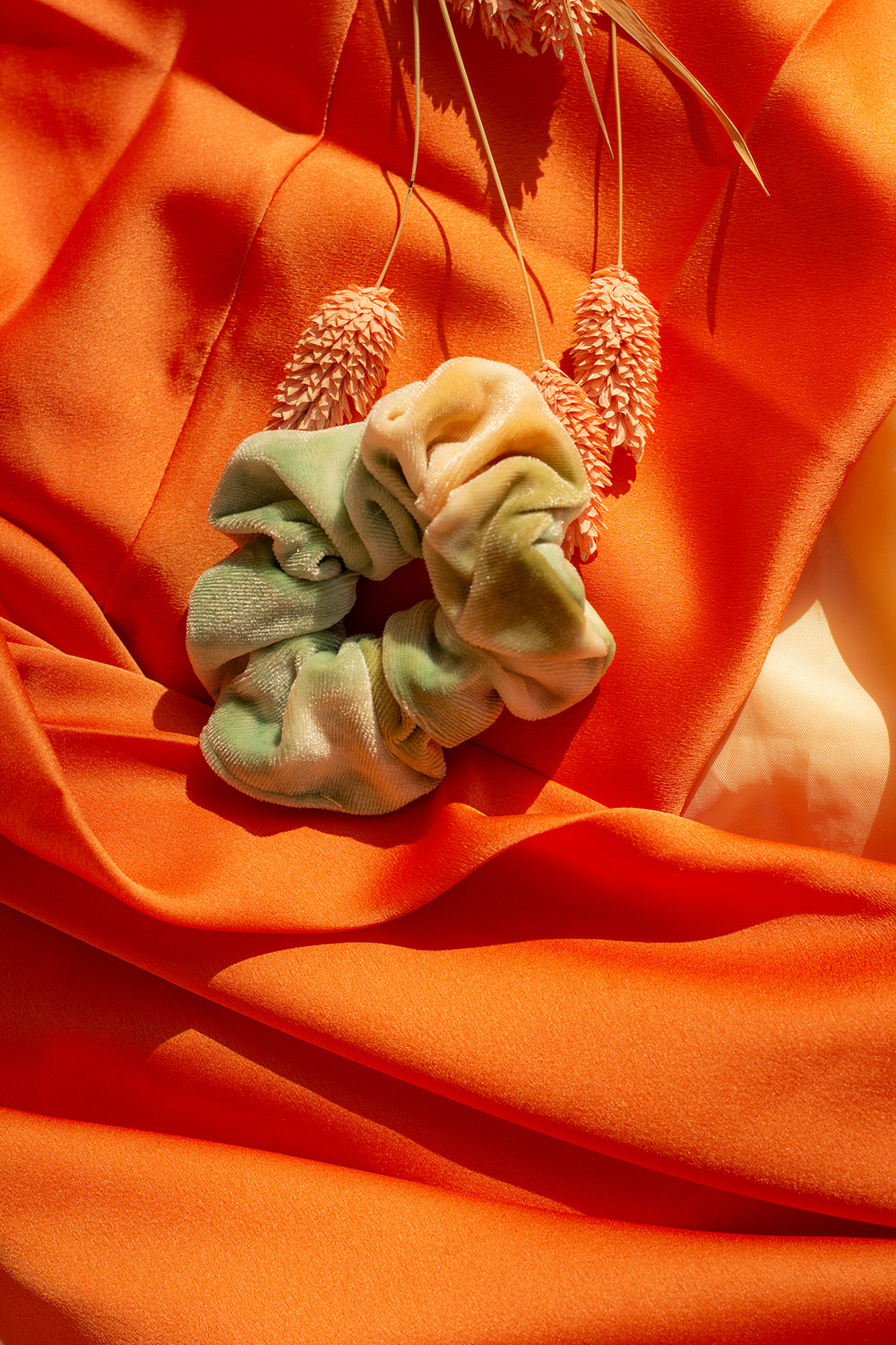 Velvet Tie Dye Scrunchie - Sugar + Style