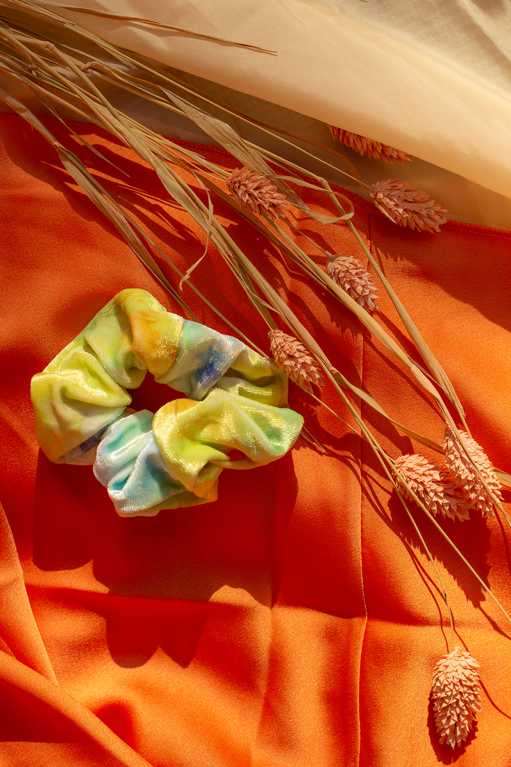 Velvet Tie Dye Scrunchie - Sugar + Style