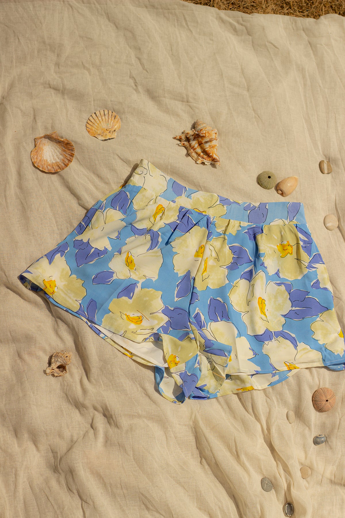 Floral Floaty Shorts - Sugar + Style
