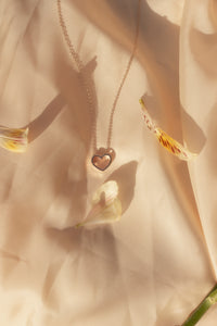 Heart Cut Out Necklace - Sugar + Style
