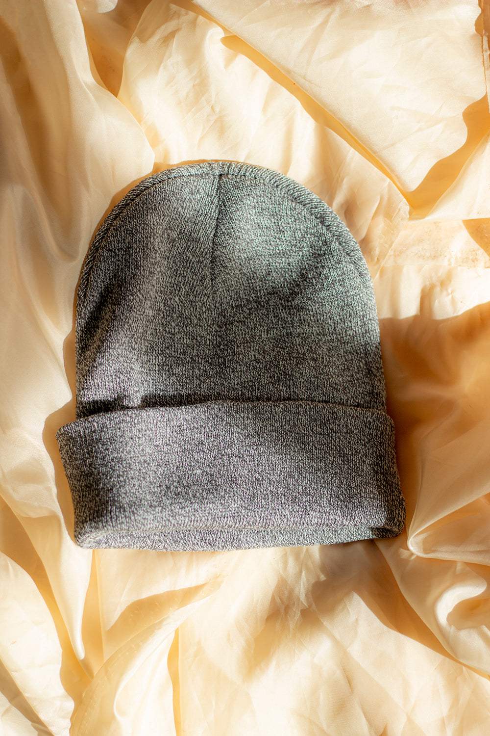 Grey Speckled Beanie Hat - Sugar + Style