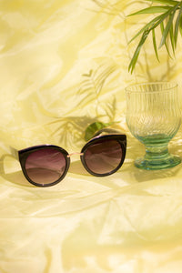 Gold Rim Cat Eye Sunglasses - Sugar + Style