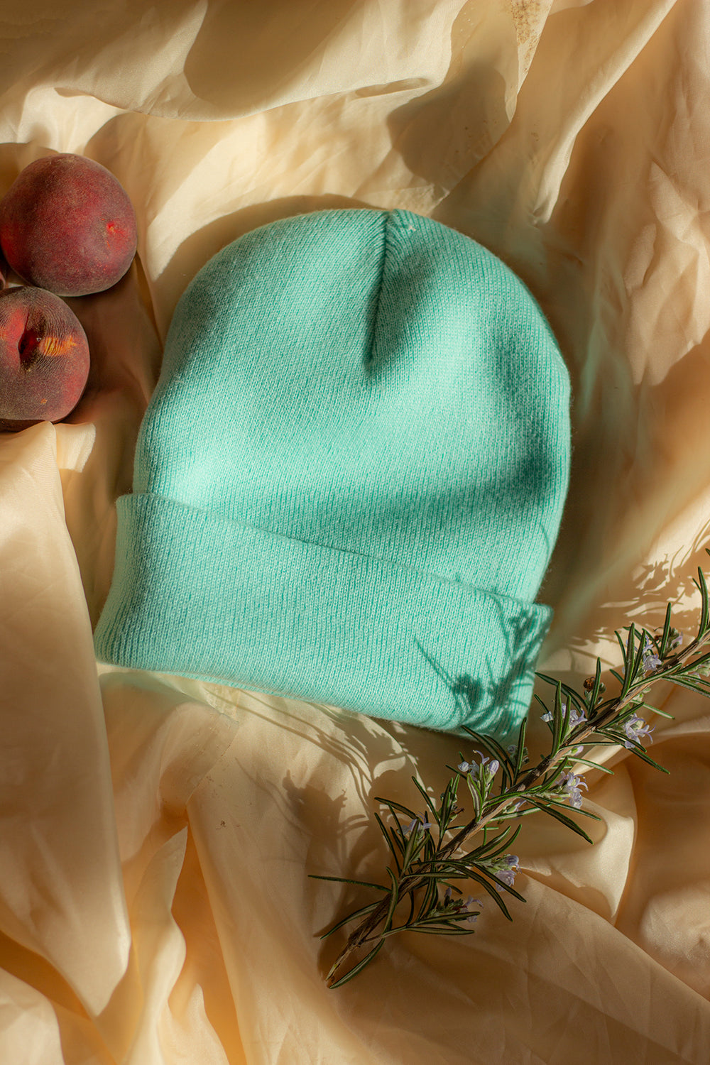 Turquoise Mint Beanie Hat - Sugar + Style