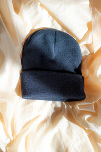 Navy Blue Beanie Hat - Sugar + Style