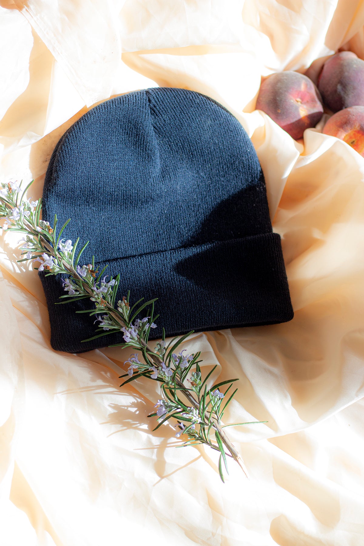 Navy Blue Beanie Hat - Sugar + Style