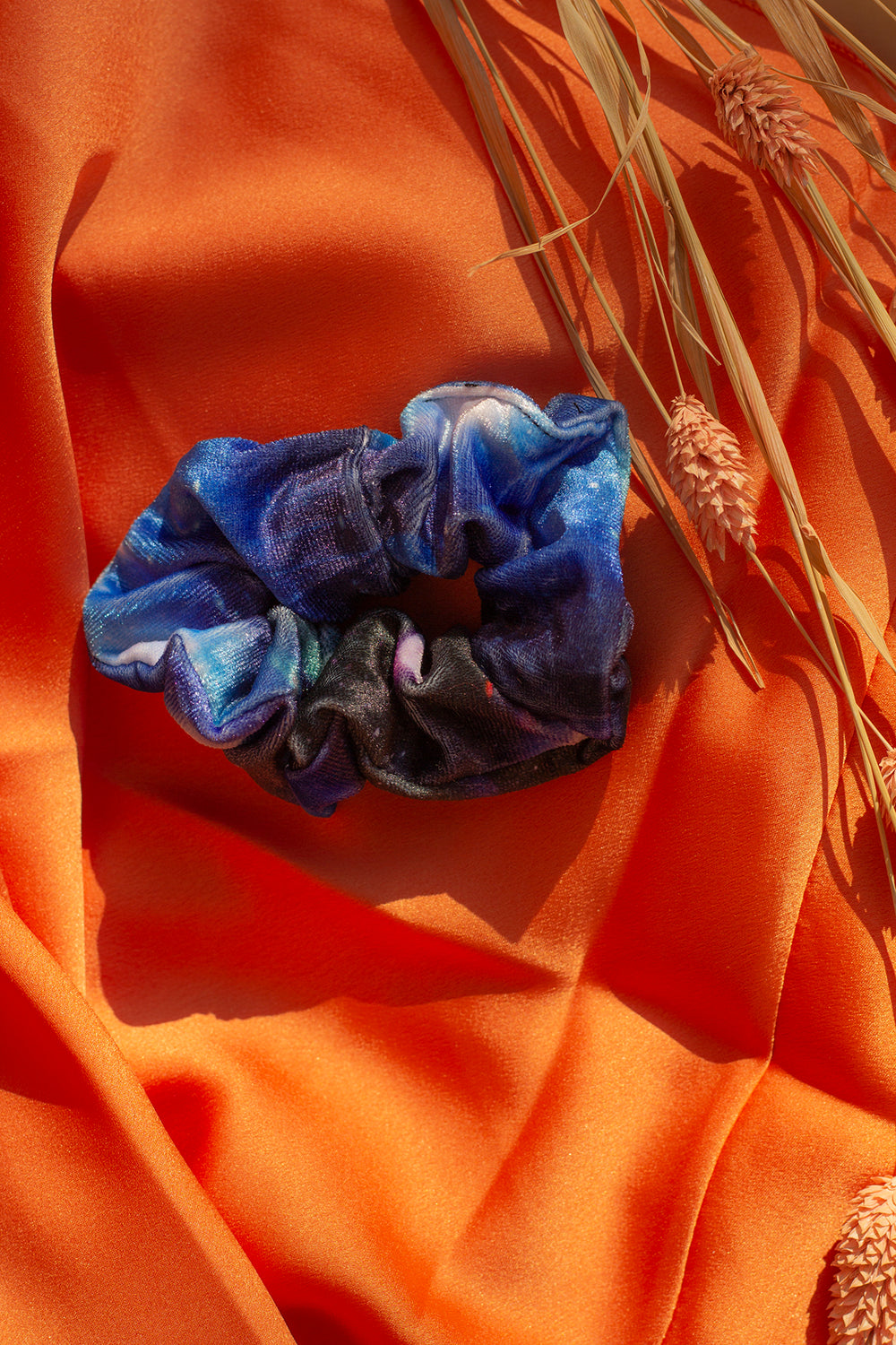 Velvet Tie Dye Scrunchie - Sugar + Style