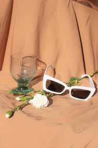 Thick Oblong Sunglasses - Sugar + Style