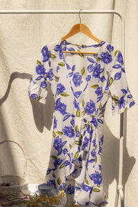 Blue Rose Tea Dress - Sugar + Style