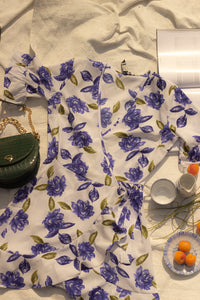 Blue Rose Tea Dress - Sugar + Style