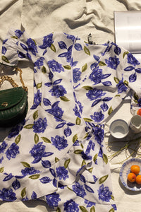 Blue Rose Tea Dress - Sugar + Style