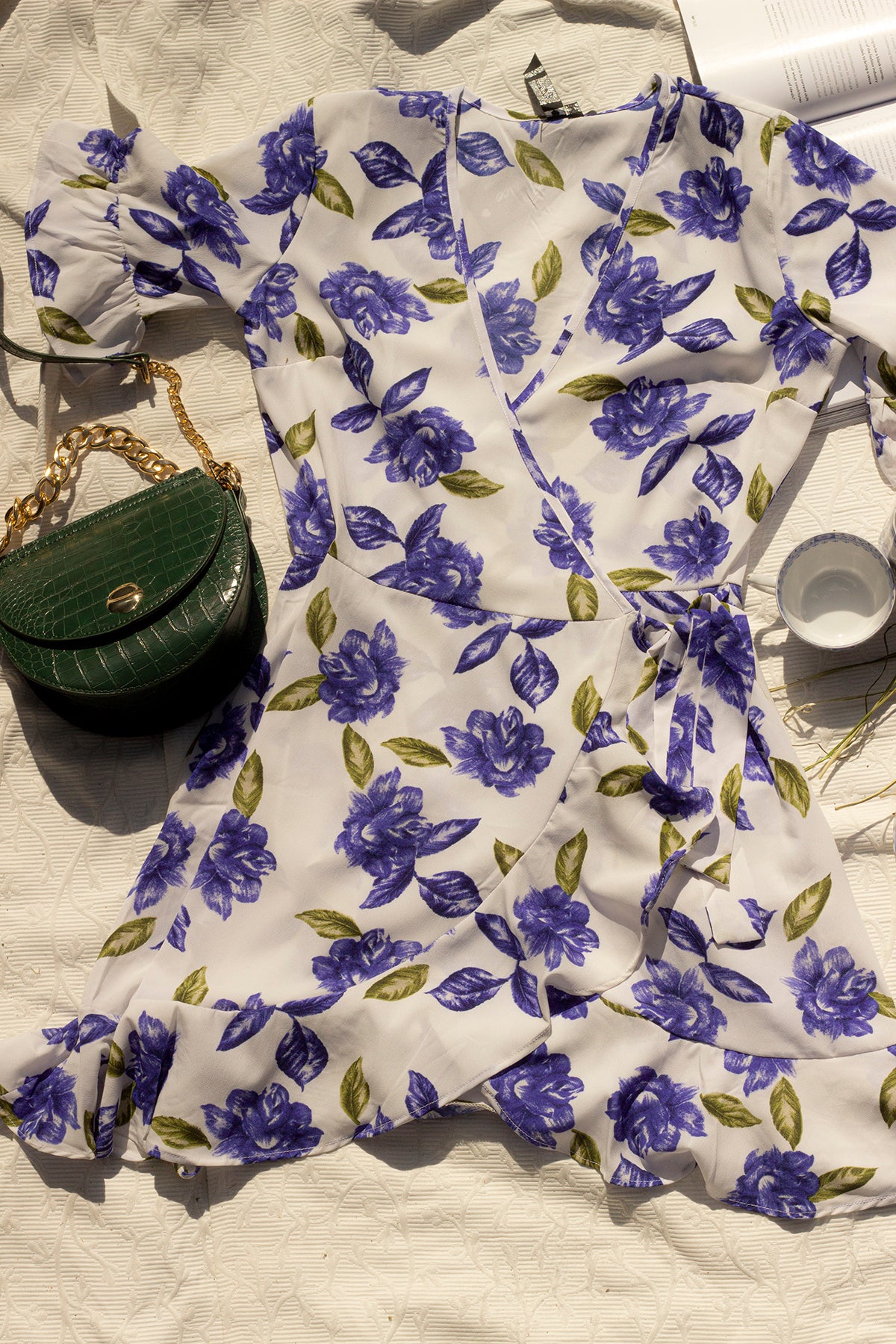Blue Rose Tea Dress - Sugar + Style