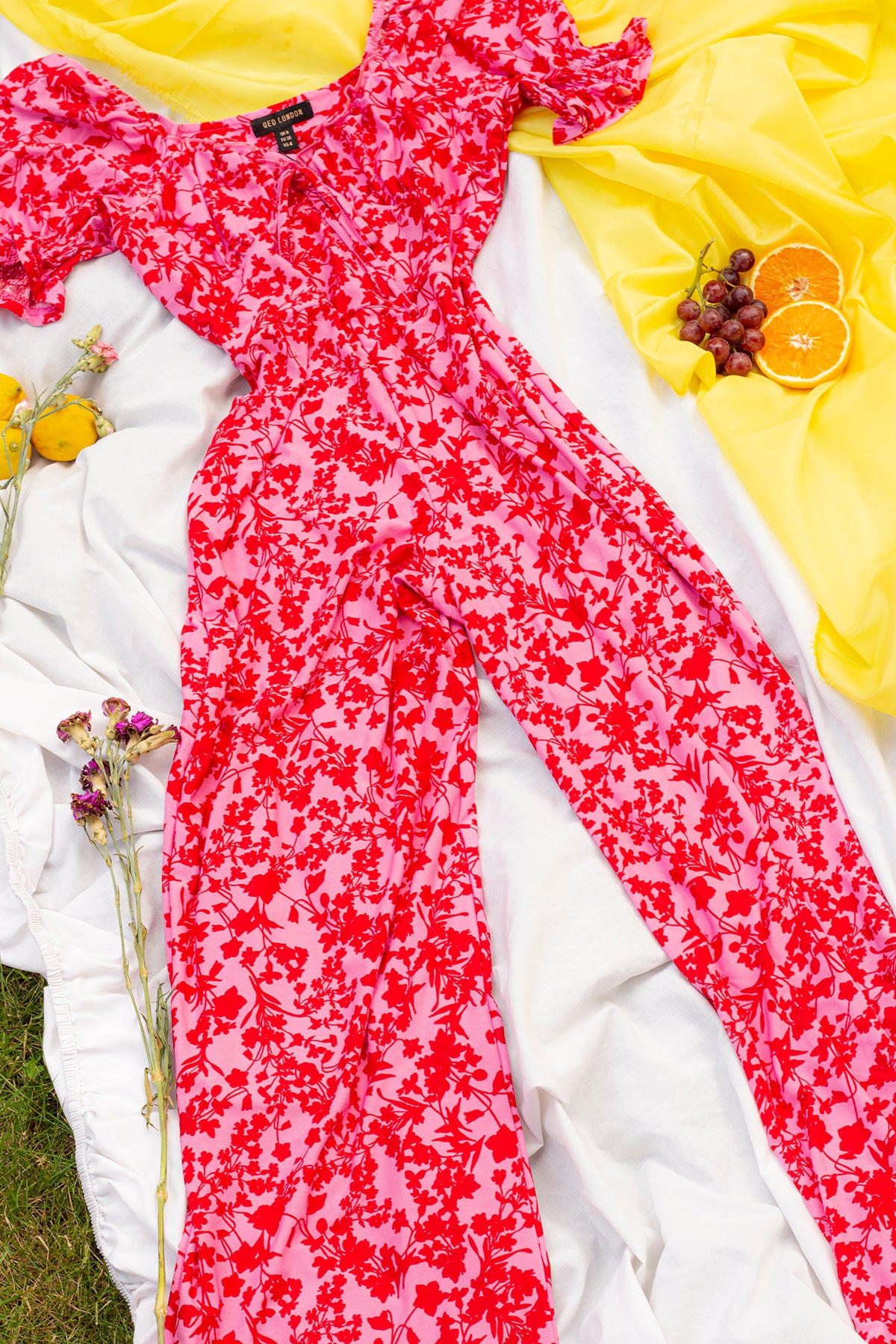 Culotte best sale jumpsuit floral