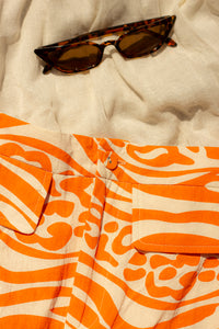 Safari Print High Waisted Shorts - Sugar + Style