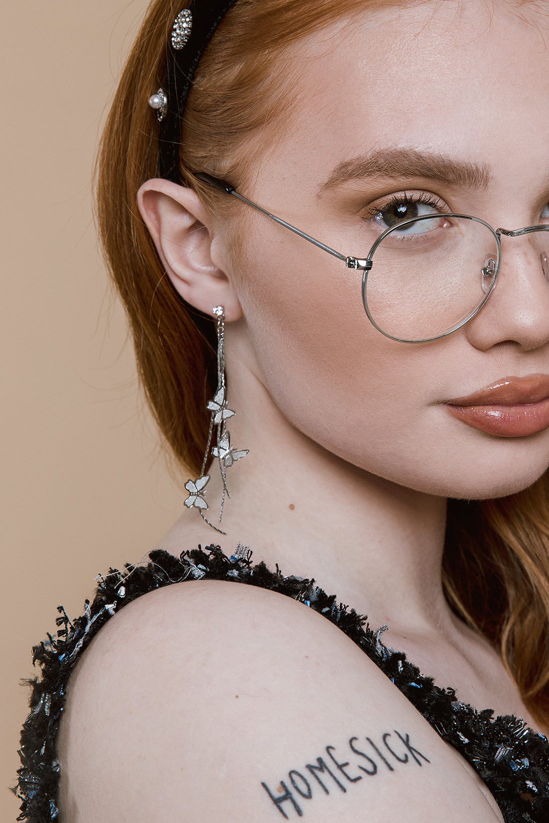 Metal frame cheap glasses fashion