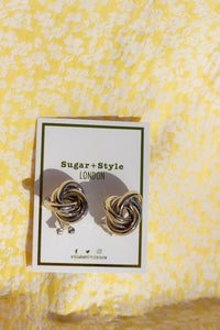 Large French Knot Earrings - Sugar + Style