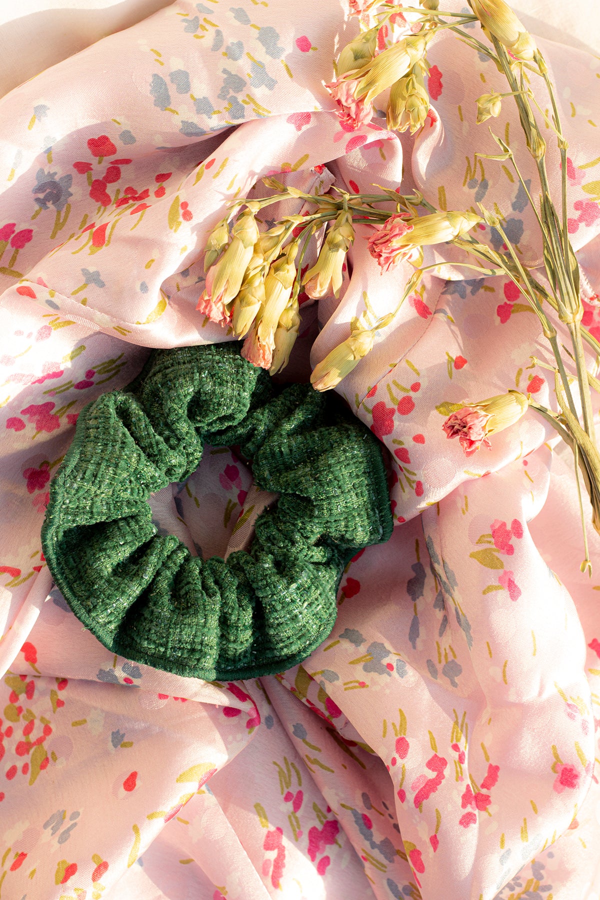 Tweed Scrunchie - Sugar + Style