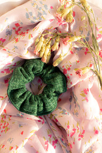 Tweed Scrunchie - Sugar + Style