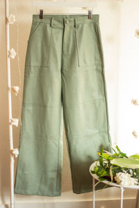 Wide Leg Vegan Leather Pants - Sugar + Style