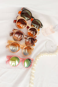 Chunky Rounded Sunglasses - Sugar + Style