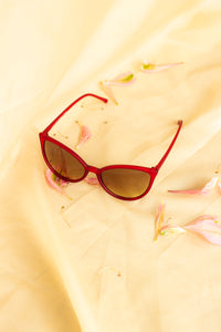 Delicate Large Cat Eye Sunglasses - Sugar + Style