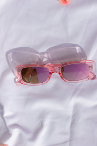 Rounded Rectangle 90s Look Sunglasses - Sugar + Style